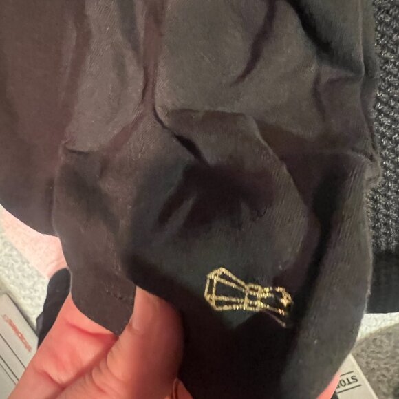 Ted Baker Calmin Fitted Tee blouse top black size 1 like new no tags - Picture 8 of 9